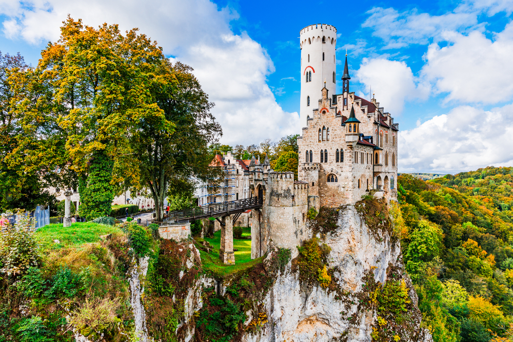Lichtenstein hrad, Nemecko