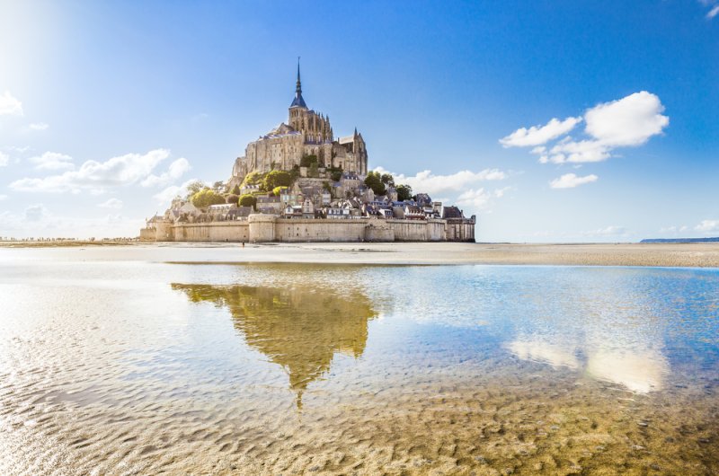 Opátstvo Le Mont-Saint-Michel, Francúzsko