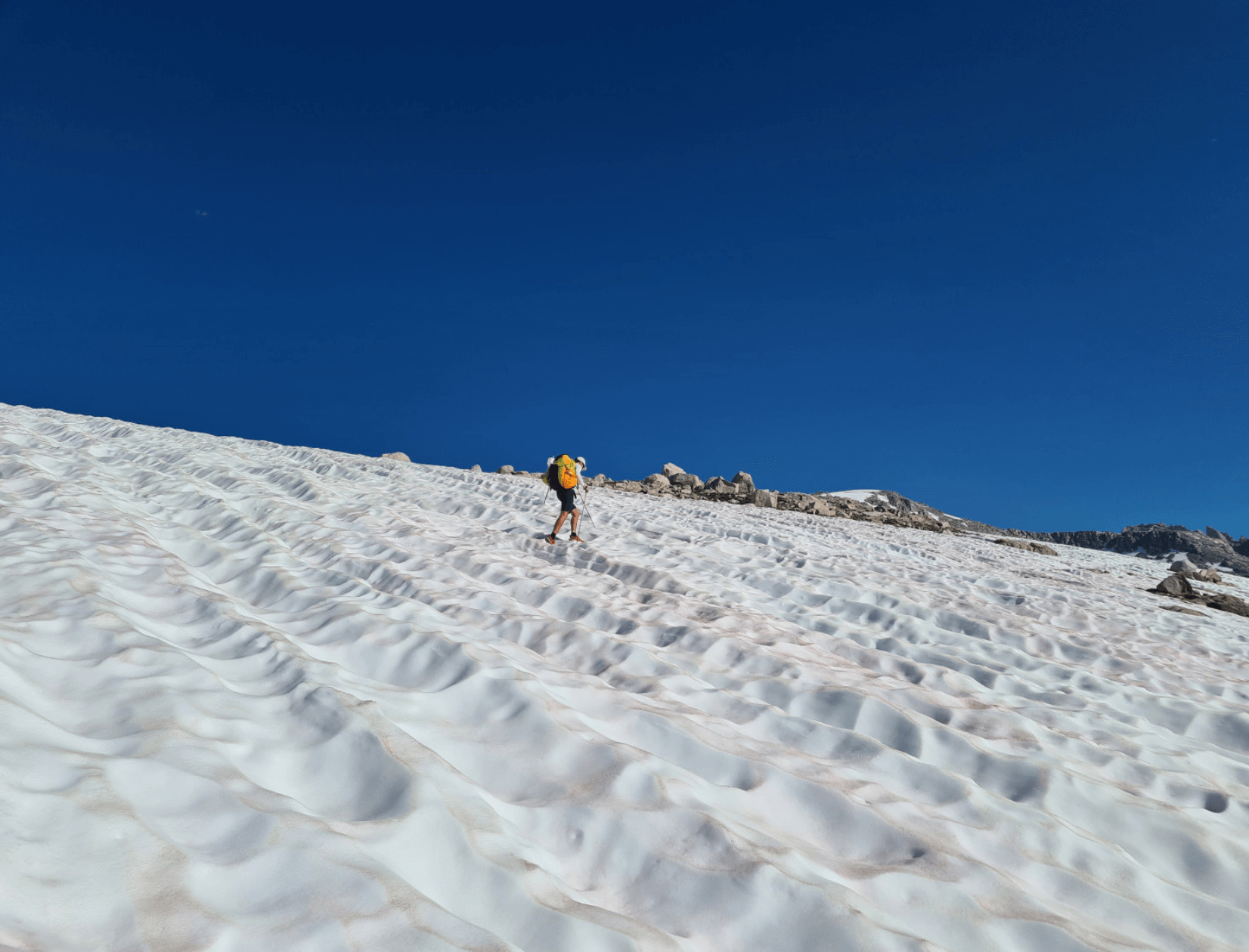 Karel Sabbe na Pacific Crest Trail