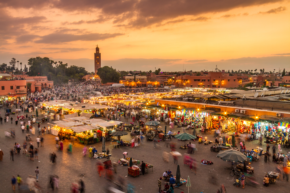 Trhy v Maroku