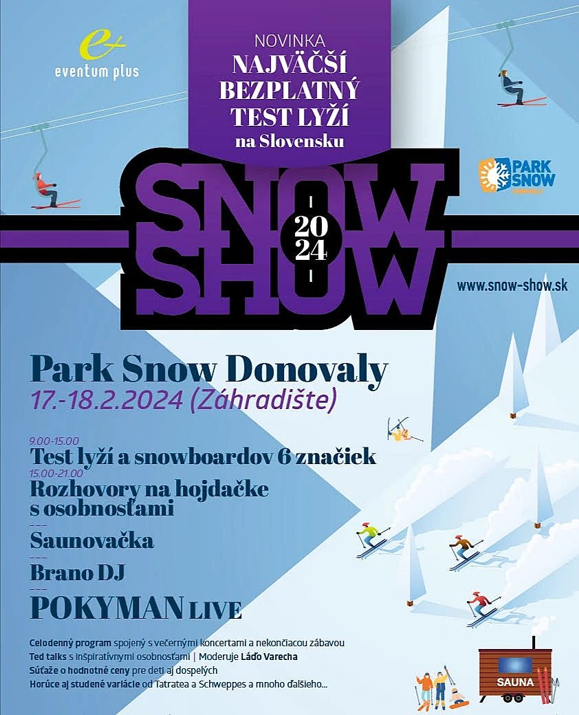 Snow Show Park Snow Donovaly 2024