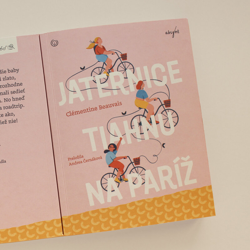 Kniha Jaternice tiahnu na Paríž s ilustráciou Zuzany Bartovej