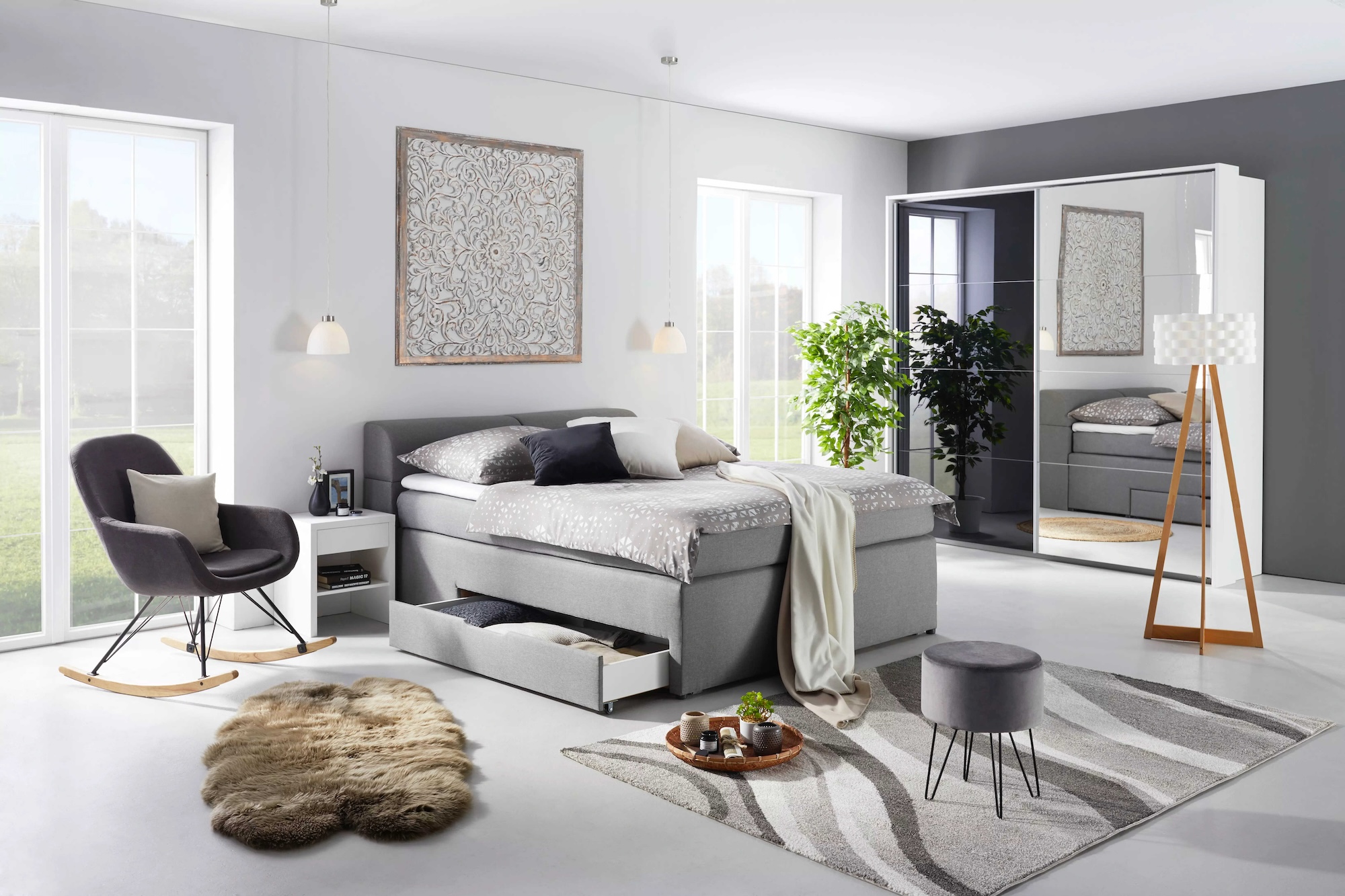 Moderná spálňa - minimalizmus, Mobelix