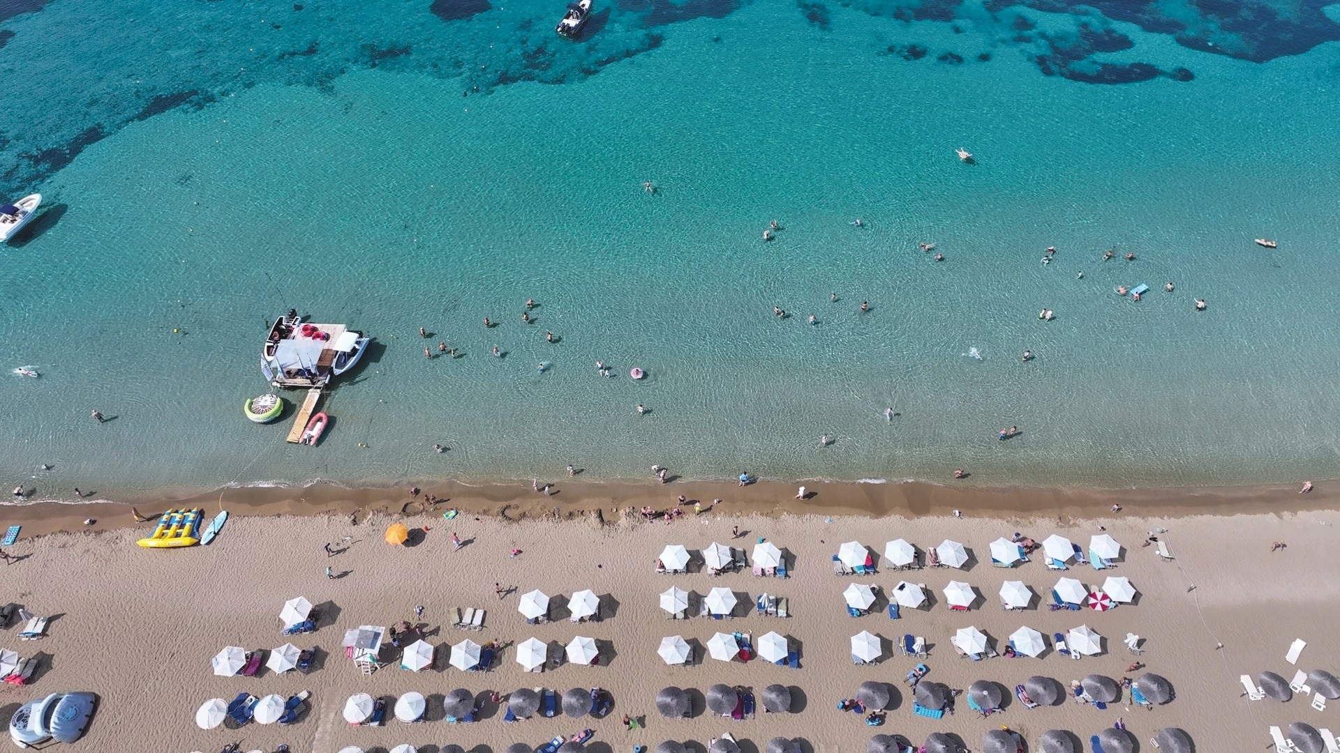 Pláž Labranda, Korfu, grécke ostrovy, TIPTRAVEL