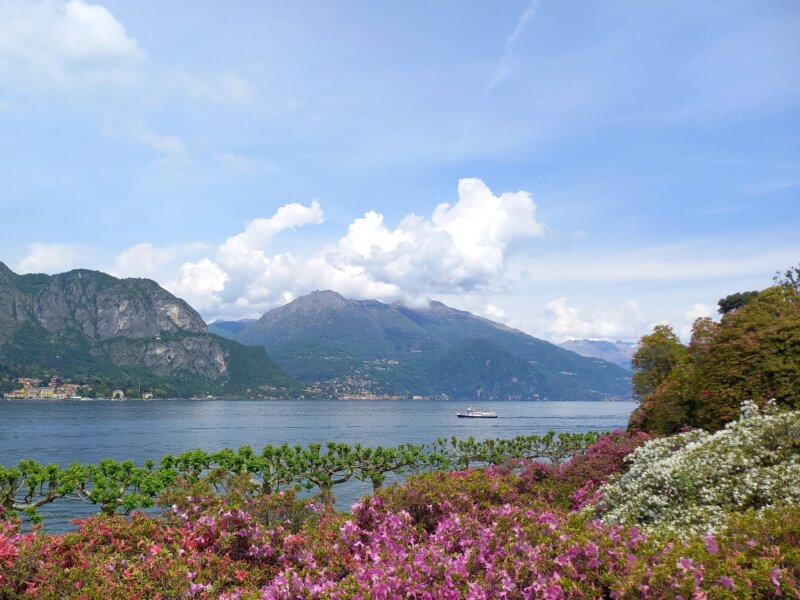 Jazero Como poskytuje krásne výhľady.