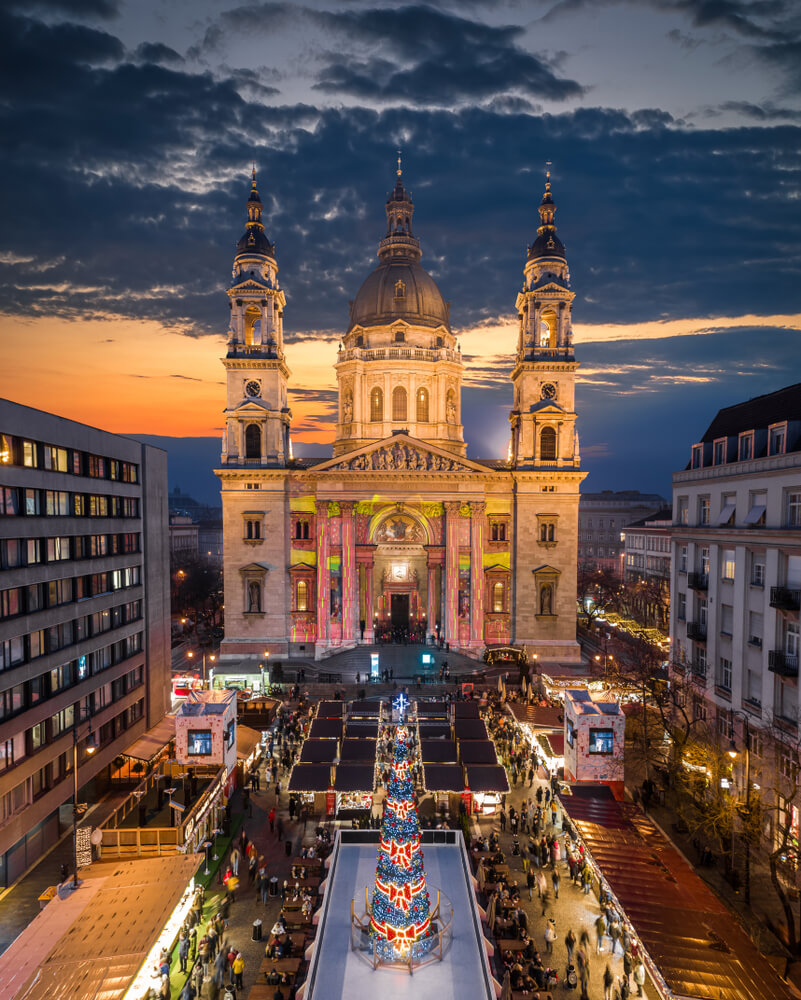 vianočné trhy v budapešti