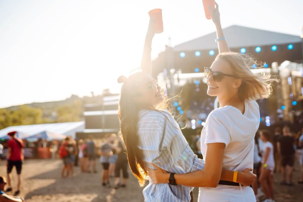 kamarátky na festivale