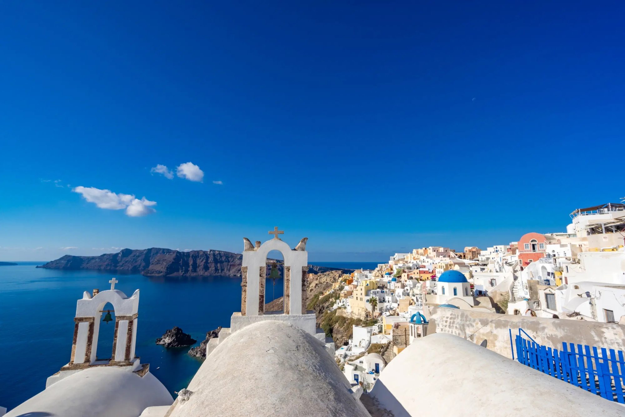 Santorini, cestovanie s BUBO