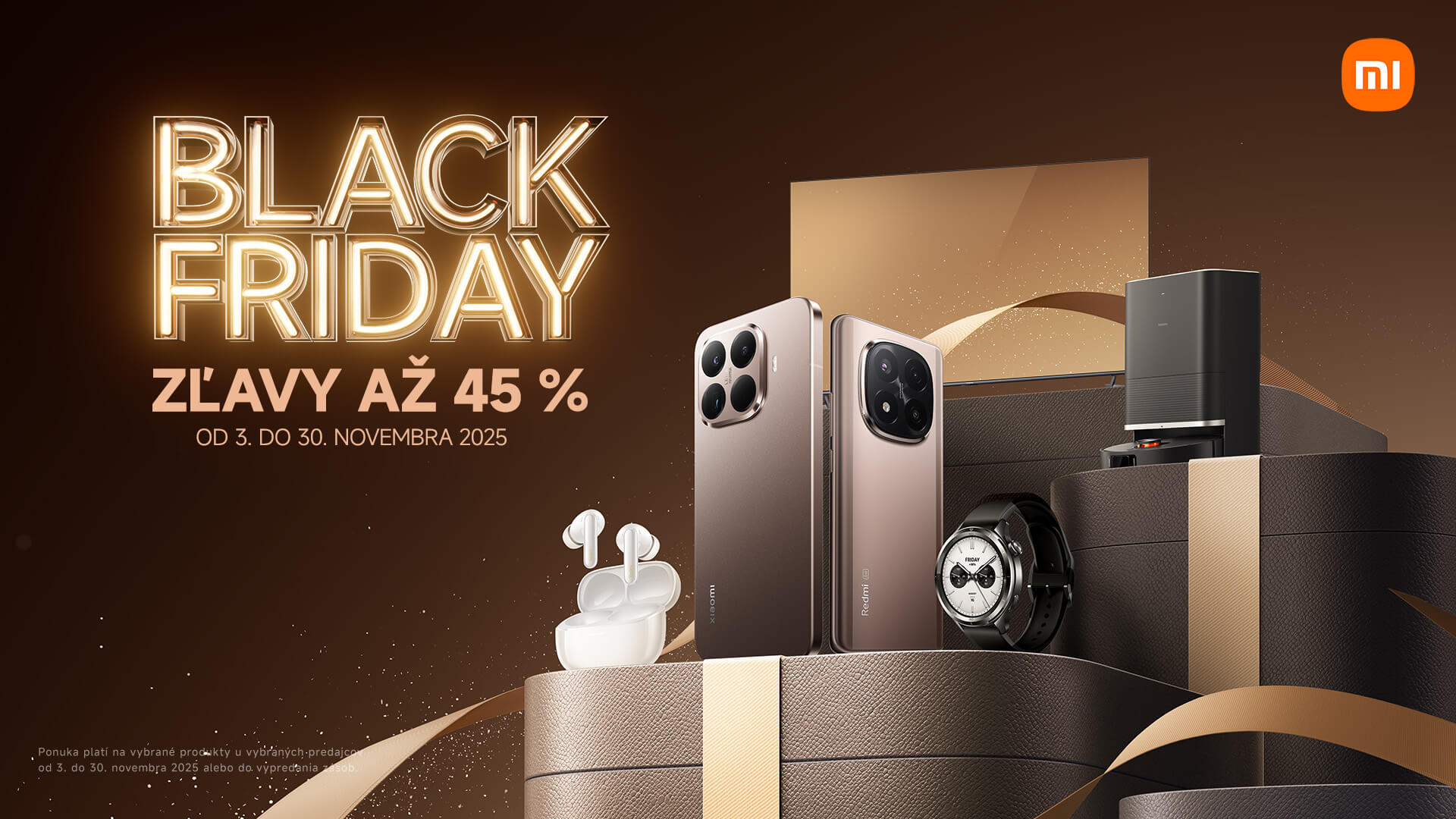 Black Friday so Xiaomi je tu: Zľavy až do 45 % na vybrané produkty!