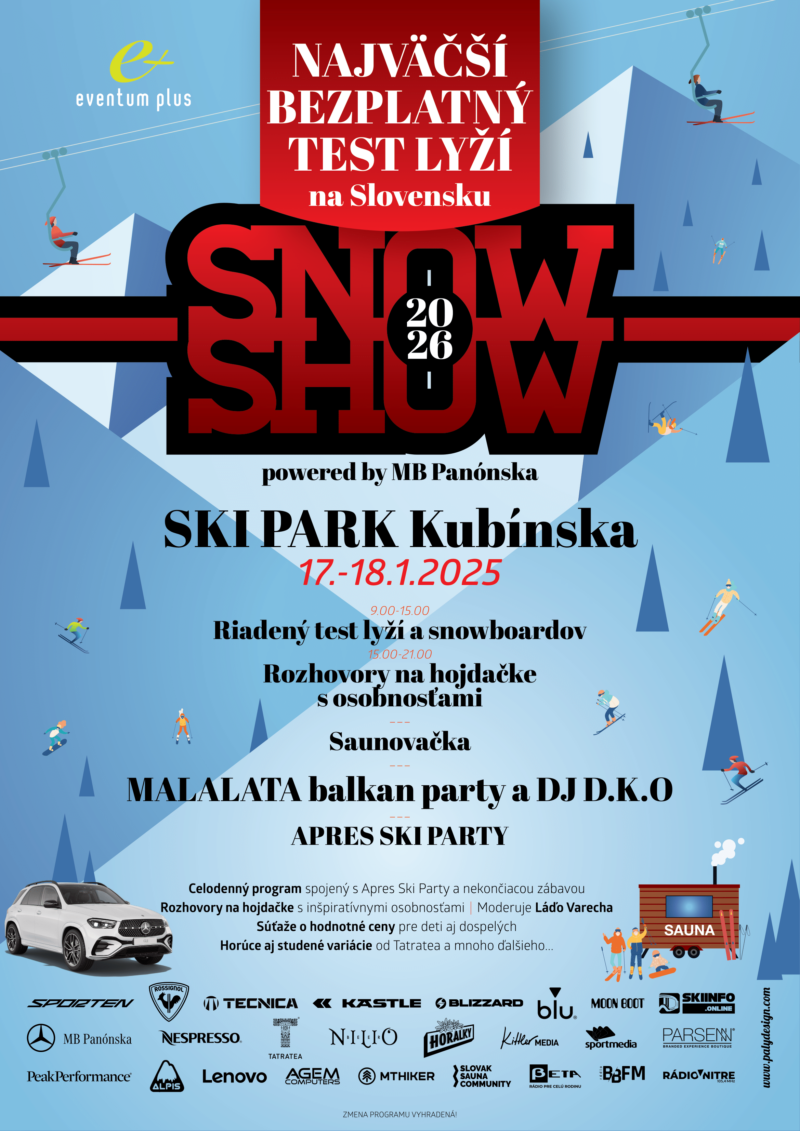 Snow Show 2026 Kubínska