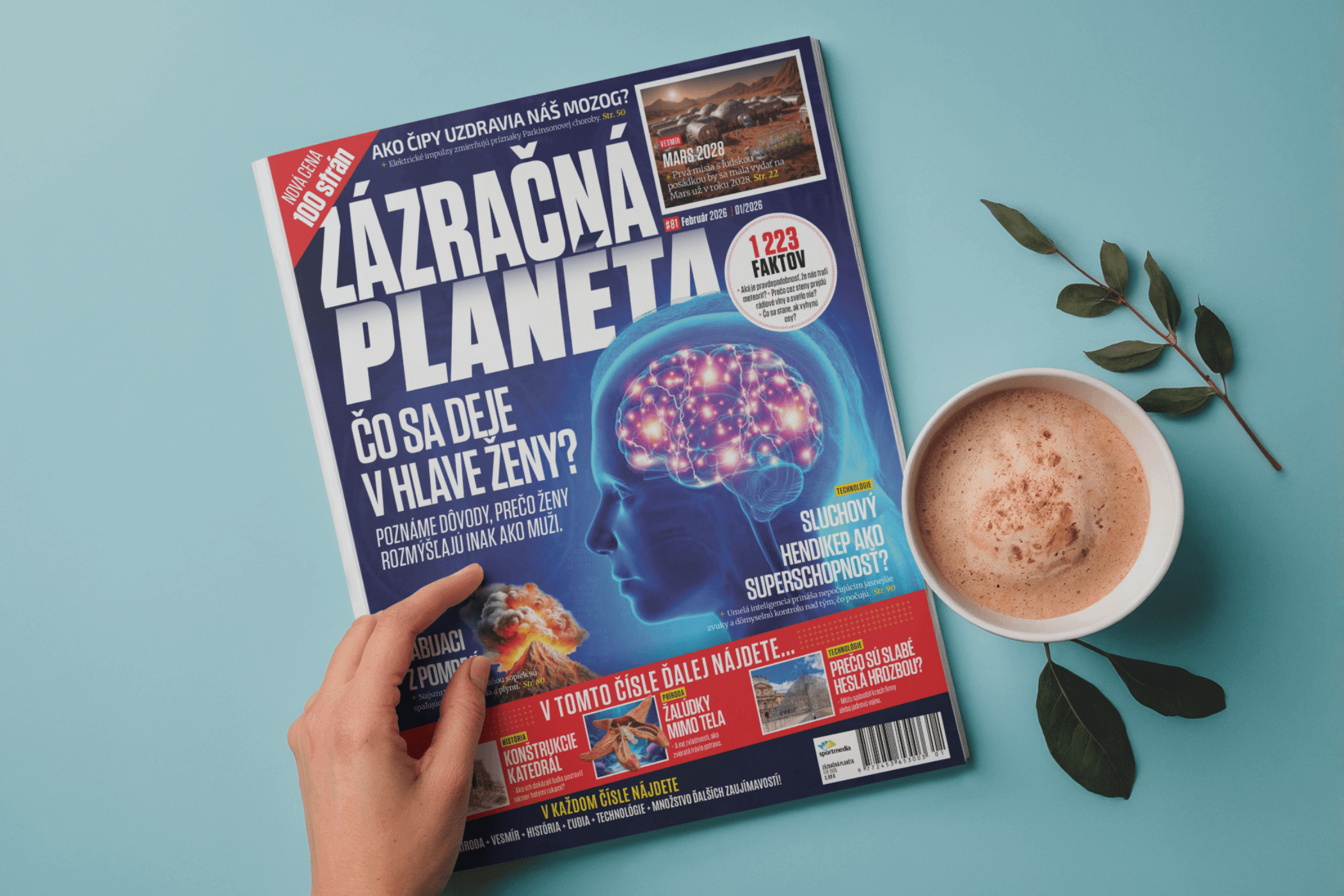 Viete, čo sa deje v hlave ženy? A je reálny život na Marse? Čítajte v Zázračnej planéte!