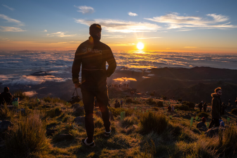 východ slnka Pico do Arieiro, Madeira