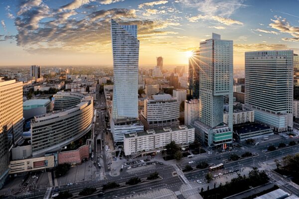 Moderné centrum Varšavy