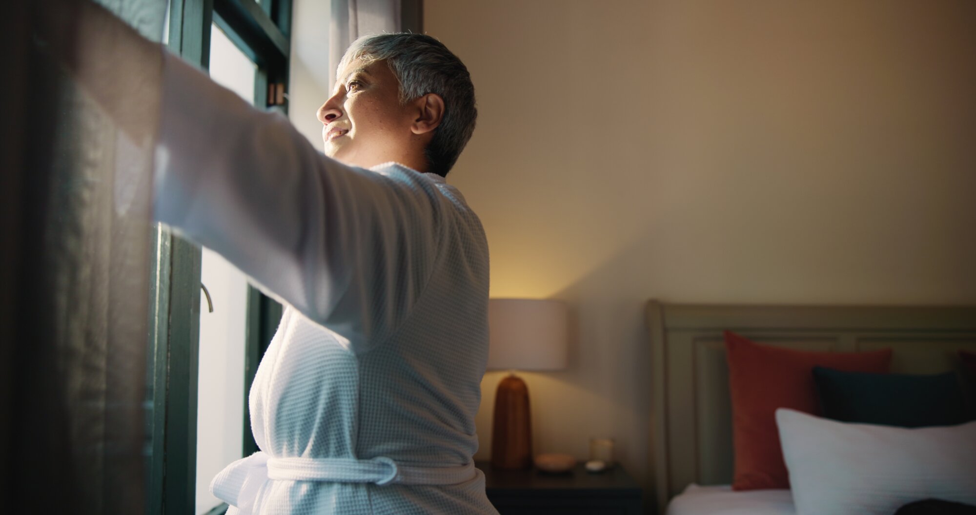 Ranné svetlo uľahčuje vstávanie. 