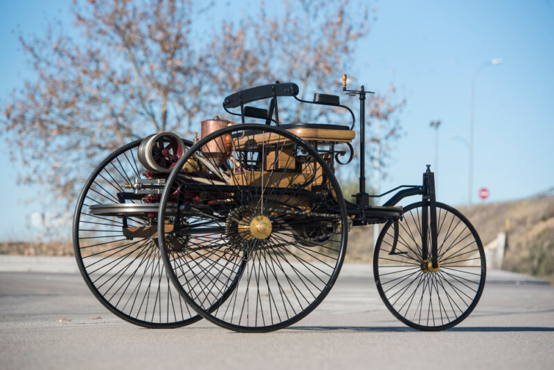 replika prvého automobilu