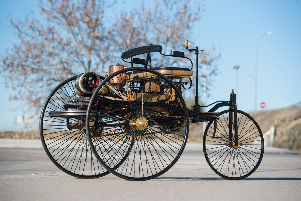 replika prvého automobilu