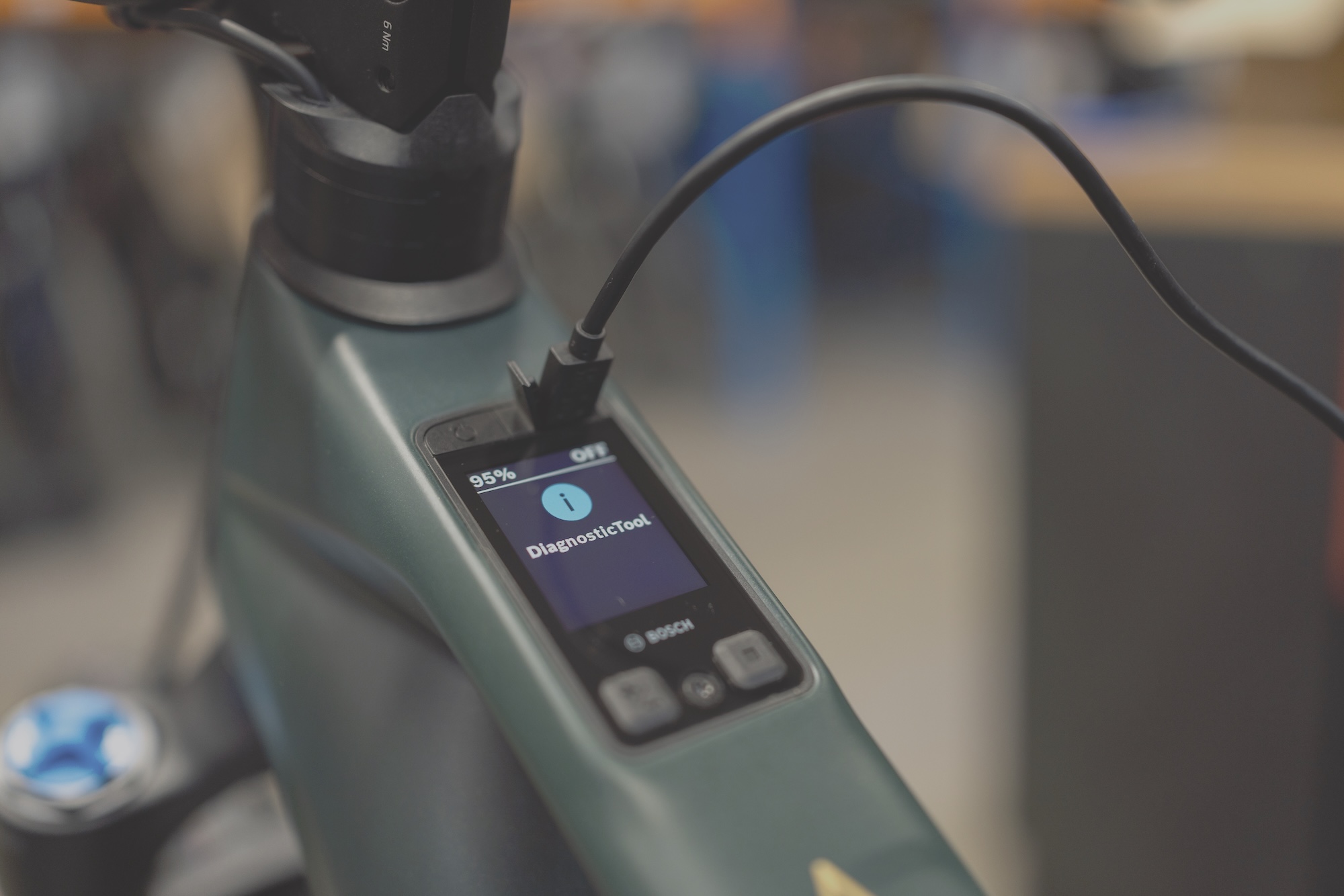 diagnostika stavu elektrobicykla Bosch