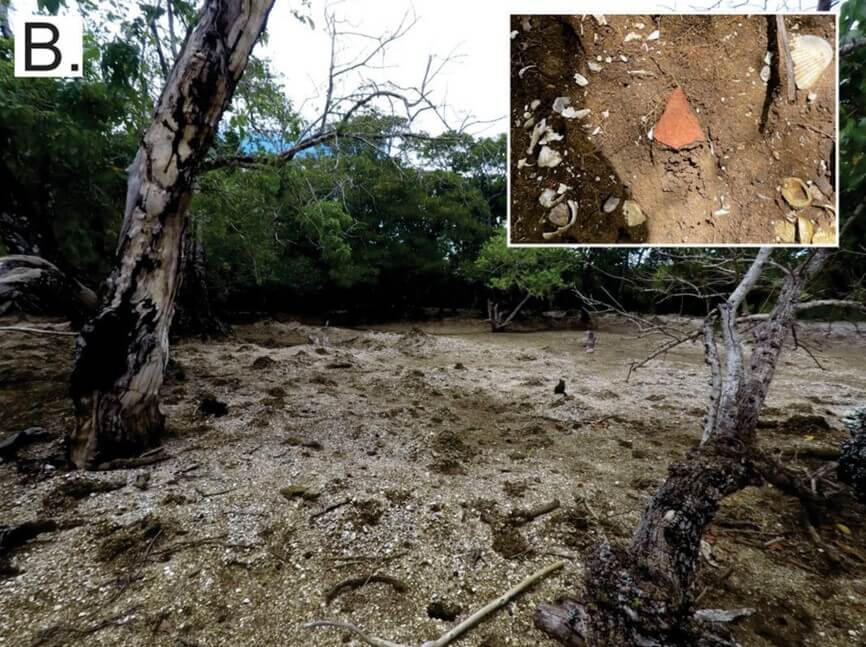 Takto vyzerá pôda na umelom ostrove na Fidži.