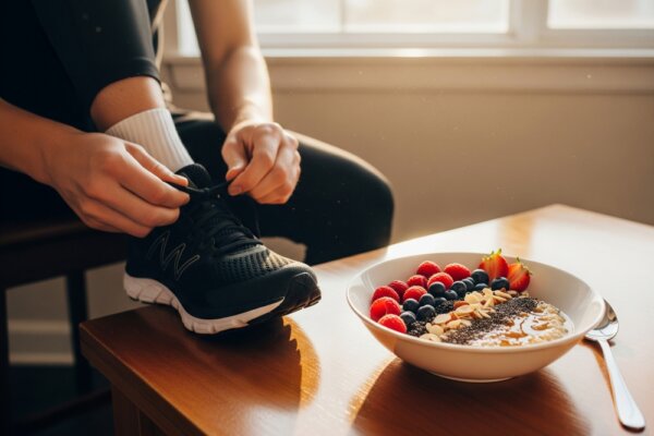 ovsená kaša pred behom