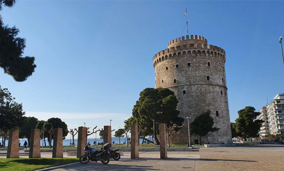 Biela veža, Solún/Thessaloniki. Grécko.