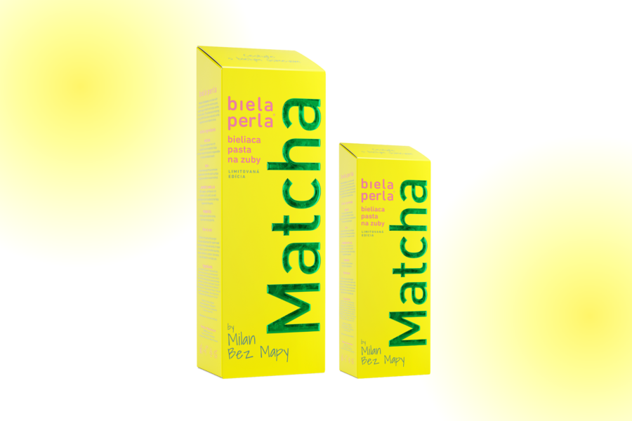 Matcha v tube? Vyskúšajte novinku biela perla® 