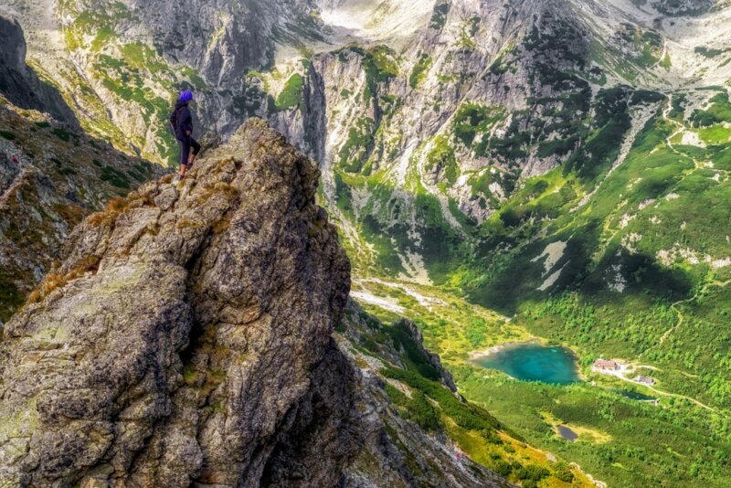 Zelené pleso z Veľkej Svišťovky