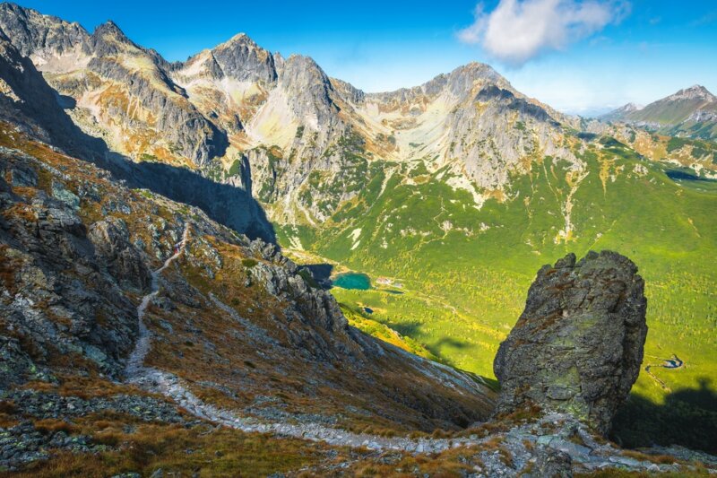 Zelené pleso z Veľkej Svišťovky