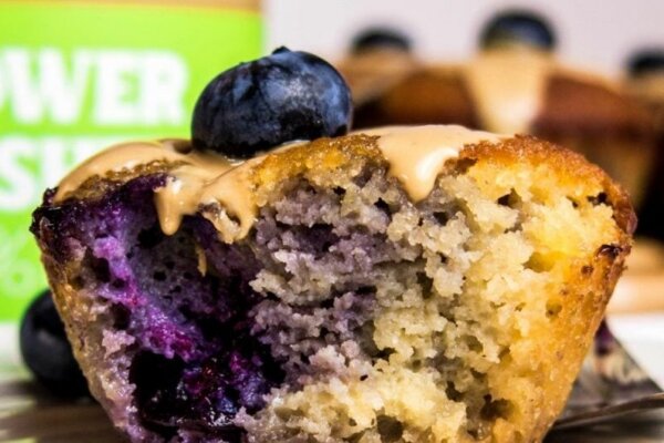 Čučoriedkové muffiny